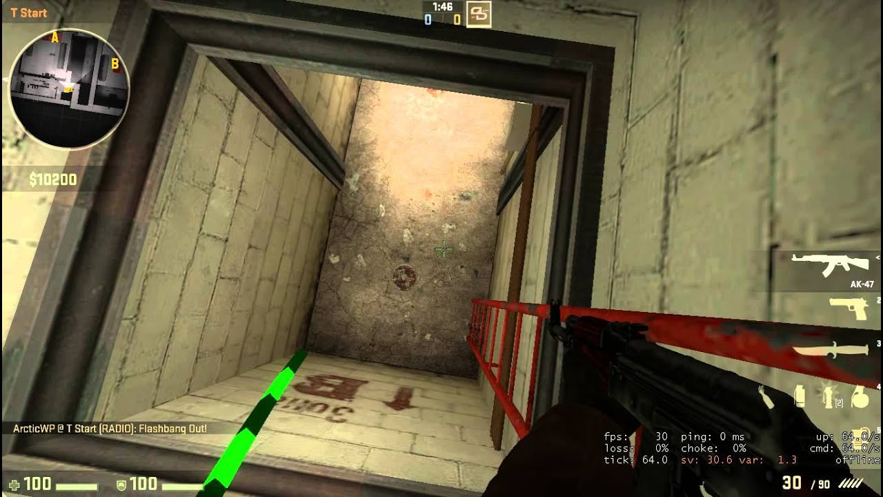 CSGO Train, Ladder Flash