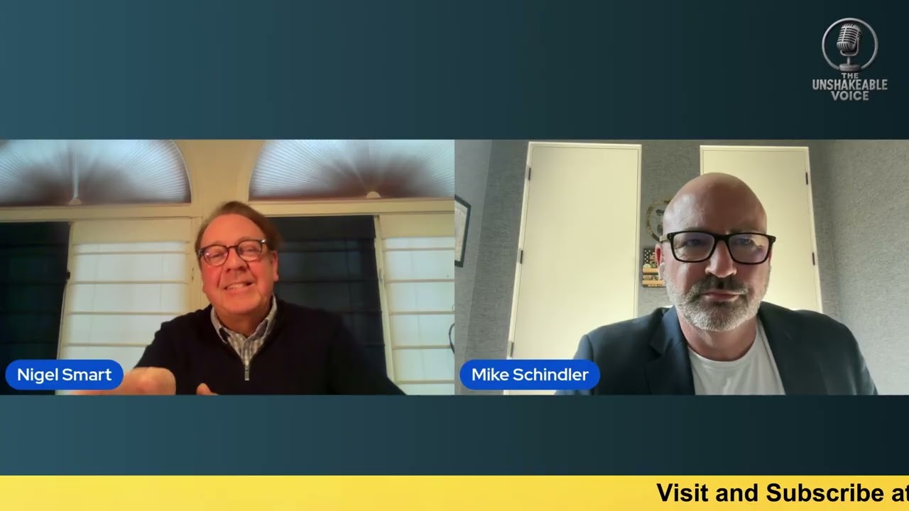 DR. NIGEL SMART WITH MIKE SCHINDLER