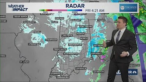 Fresh coating of snow across Indiana with a flash freeze ongoing | Slick Friday morning start