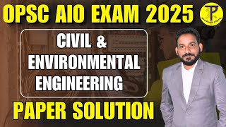 OPSC AIO Paper Solution | OPSC AIO Answer Key