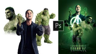 EP291 สอนแต่งภาพ Hulk The avengers ด้วย Photoshop by SalineeChot