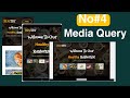 Healthy | No#4 | Media Query | انشاء موقع ويب متجاوب مع كل الشاشات باستخدام Html, CSS, Flexbox.