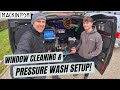 Owens new van  window cleaning and pressure washing setup