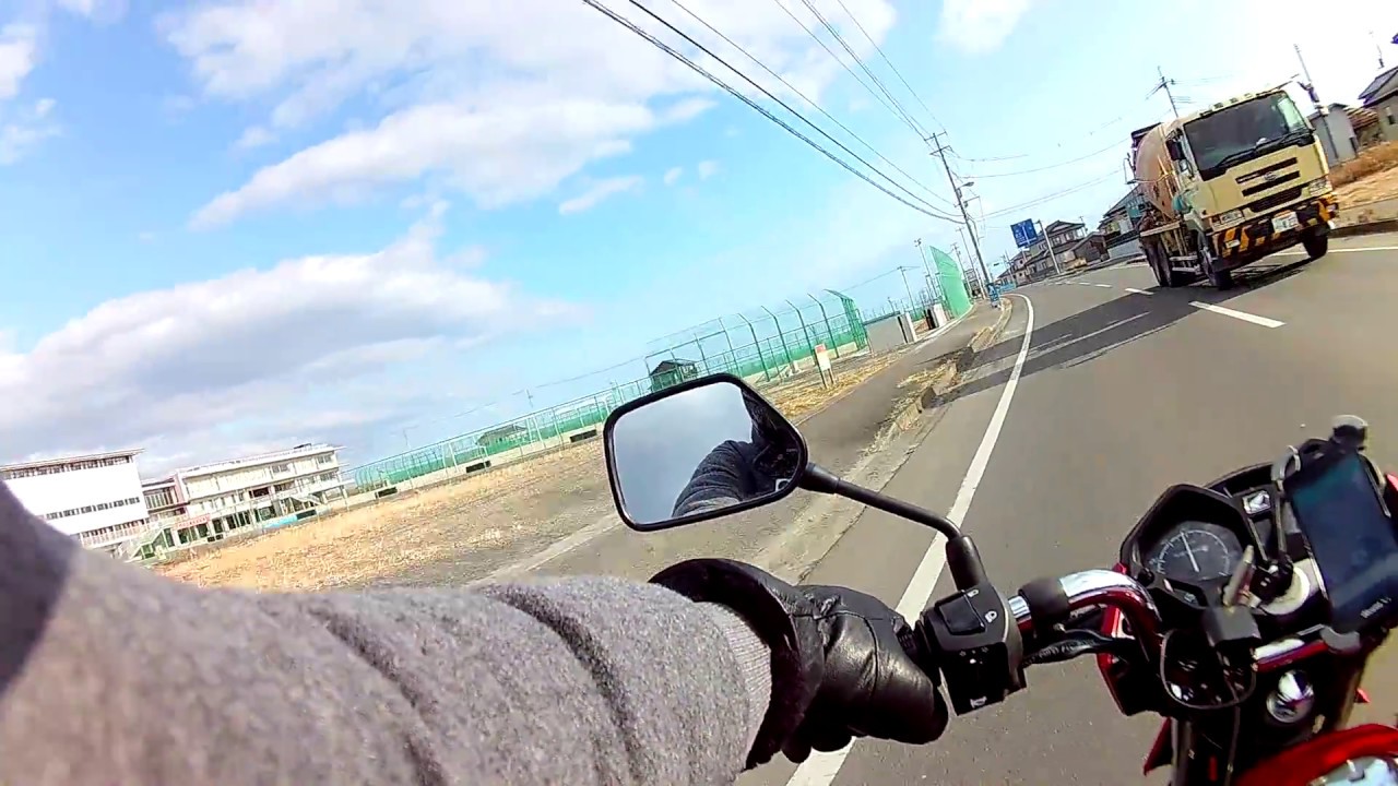 フォーチュンウイング125 (CB125F) 荒浜 - YouTube