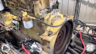 Running Cat 3406 B Series Engine Out Of Frame