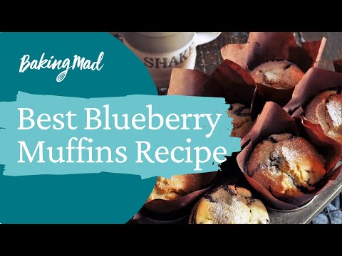 Video: Paghurno Ng Isang Muffin Na May Mga Blueberry