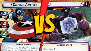 Captain America vs. Zola - Gameplay