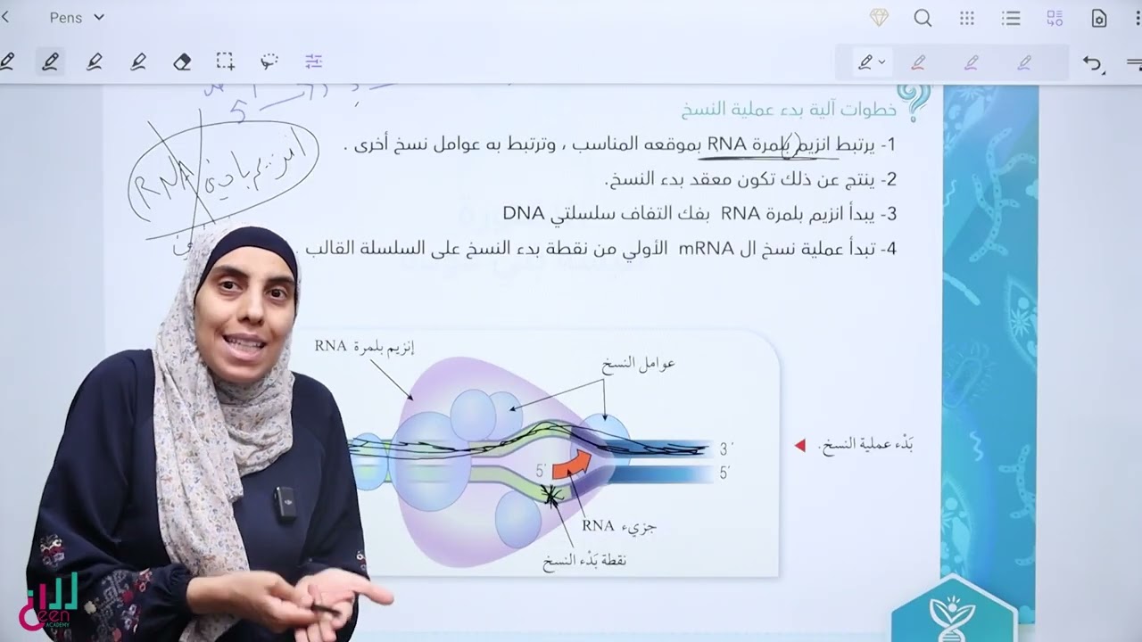 العلوم الحياتية| الوحدة الثانية | الفصل الدراسي الاول | الدرس الثالث | ج5| النسخ
