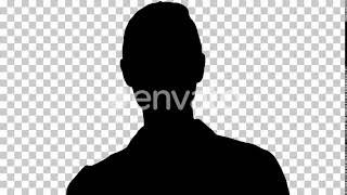 Silhouette Professional business woman walking, Alpha Channel | Motion Graphics - Envato elements