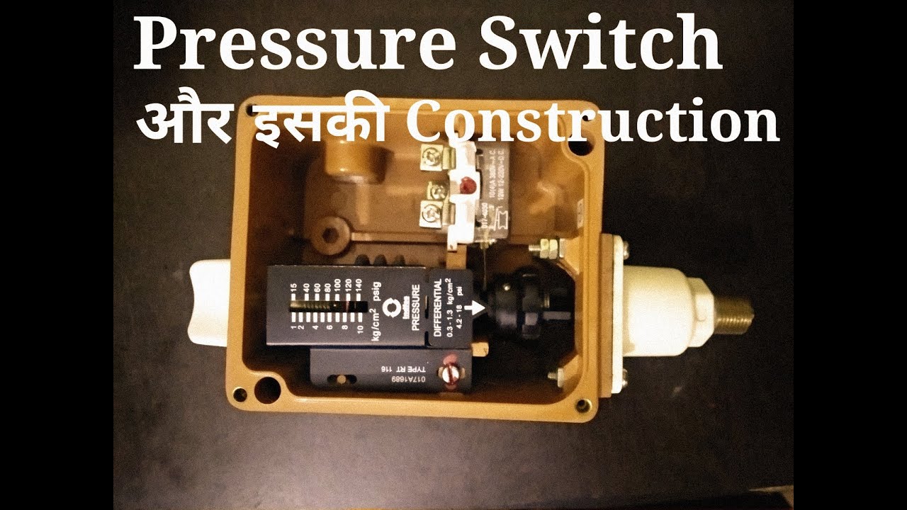 Pressure Switch Pressure Switch Setting Pressure Switch 