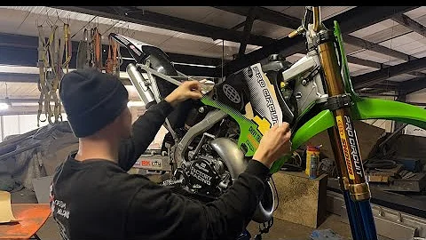 kx 125 dream build FACTORY PRO CIRCUIT vlog ep2