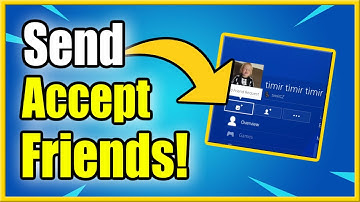 How to Send A Friend Request on PS4 & Accept Request! (Find Mutual Friends!)