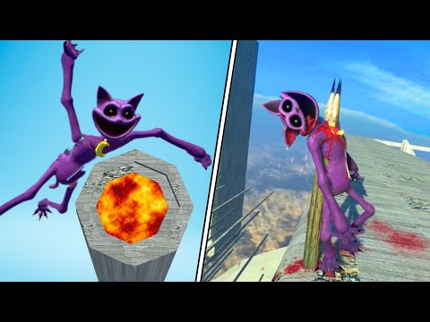 Poppy Playtime Catnap NPC Ragdolls Physics Compilation #34 | Overgrowth