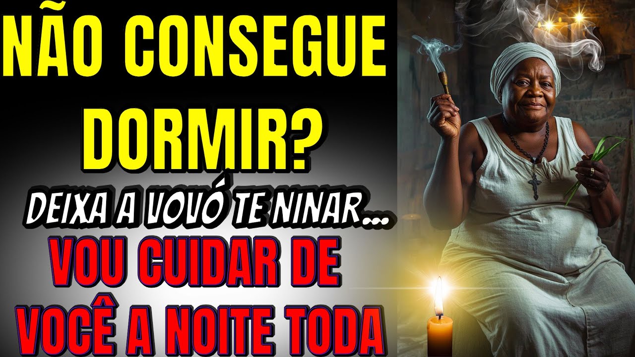 OUÇA DORMINDO 😴 Preta Velha Vela seu Sono (Limpeza Espiritual e Proteção a Noite Toda)