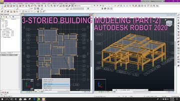 Three Storied Building Modeling (Part-2) in Autodesk Robot 2020