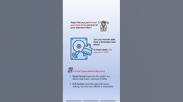 How to Recover Data from a Formatted Hard Drive for FREE!✨