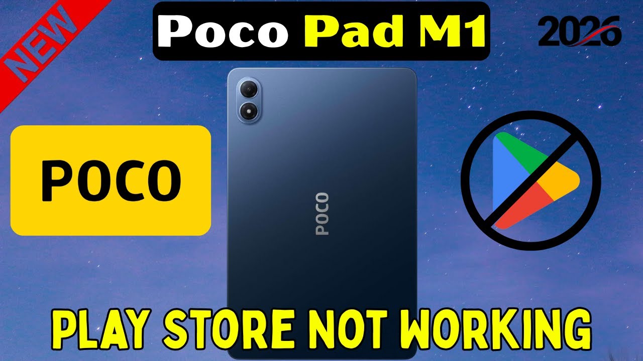 Как исправить проблему с неработающим Play Store на Poco Pad M1 | Простые решения