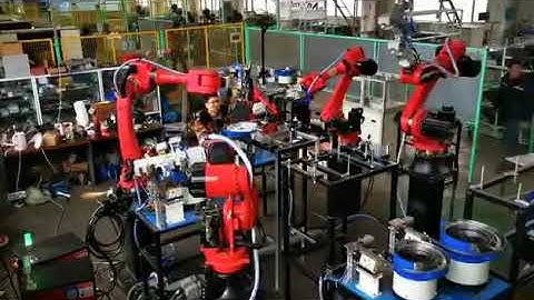 Borunte six axis robot for assembly line trial
