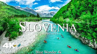 FLYING OVER Slovenia 4K UHD - Relaxing Music Along With Beautiful Nature Videos - 4K Video HD