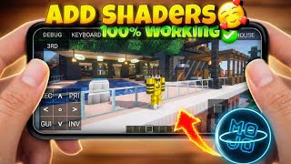 How To Install Shaders 🔥 In Mojo Launcher | ( Minecraft Java On Android )  In "HINDI" screenshot 4