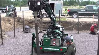 Techno Metal Post - Helical Piles Under Concrete Footing