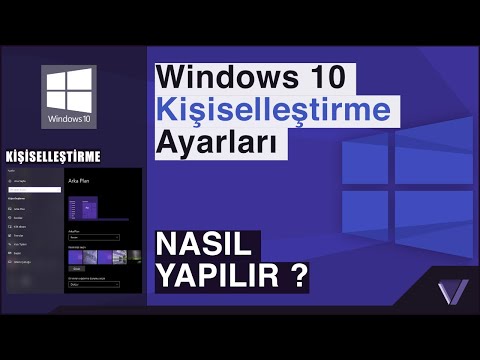 Video: Windows 10 Için Kişiselleştirme - Neyin Sorumlusu Ve Onunla Nasıl çalışılır