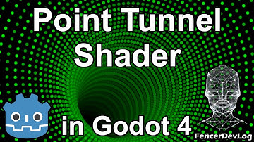 Godot 4: Point tunnel shader (tutorial)
