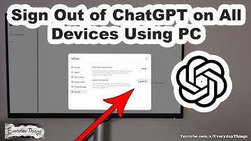 How to Sign Out of ChatGPT on All Devices Using PC