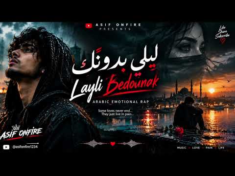ليلي بدونك — Layli Bedounak 🖤 | Arabic Emotional Rap | Sad Love Song 2026 | ASIF ONFIRE