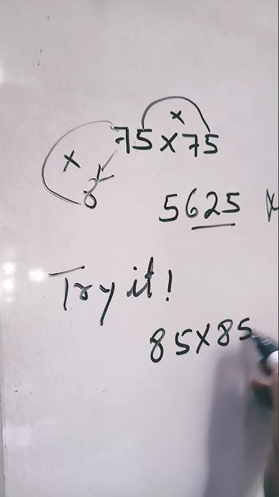 Simple math trick - YouTube