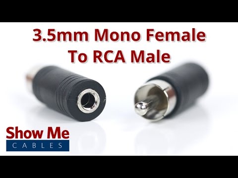 RCA Audio Cables - Single Mono RCA Cable, ShowMeCables