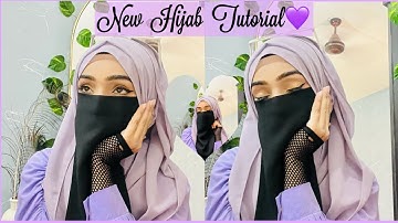 Regular New Hijab Tutorial | Simple Hijab Style | Hijab With Niqab |