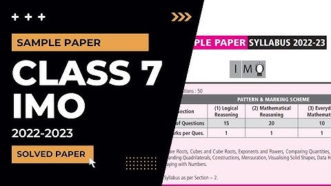 Class 7 IMO sample paper 2022-2023 solved paper/imo class 7 sample paper 2022-2023/class 7 Olympiad