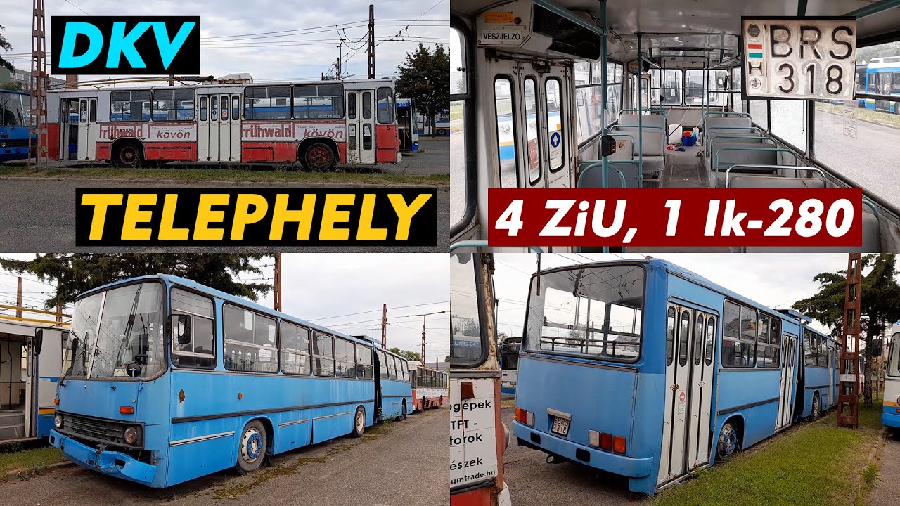 Ráncajtósok a DKV Zrt. telephelyén: egy Ikarus és négy ZiU troli