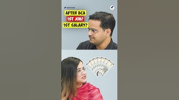 💥1st Salary After BCA🤑BCA Jobs Opportunities? BCA Student Interview! #shorts #bca #bcacourse #viral