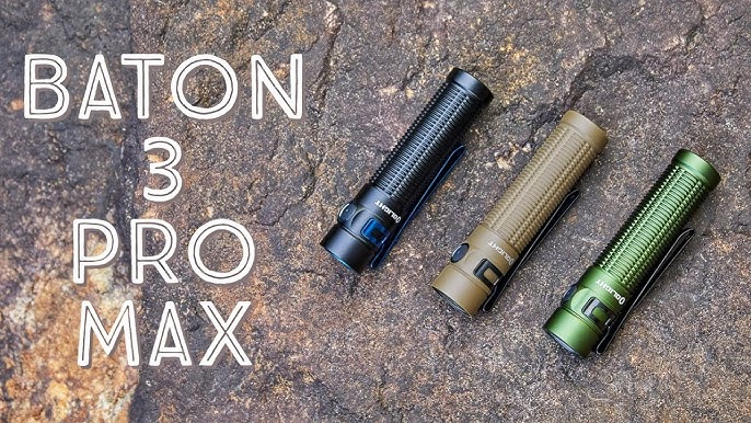 Baton 3 Pro Max 2500 Lumens Powerful EDC Flashlight Bundle