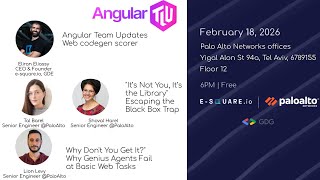 Angular TLV - February 2026 Meetup