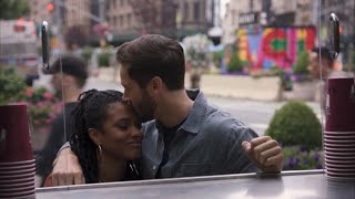 New Amsterdam 4x2 Kiss scene Max & Helen, Ryan Eggold & Freema Agyeman