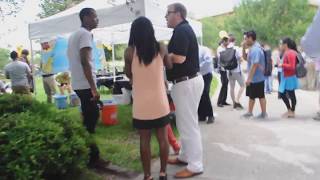 UCF 50th Anniversary Party walking around