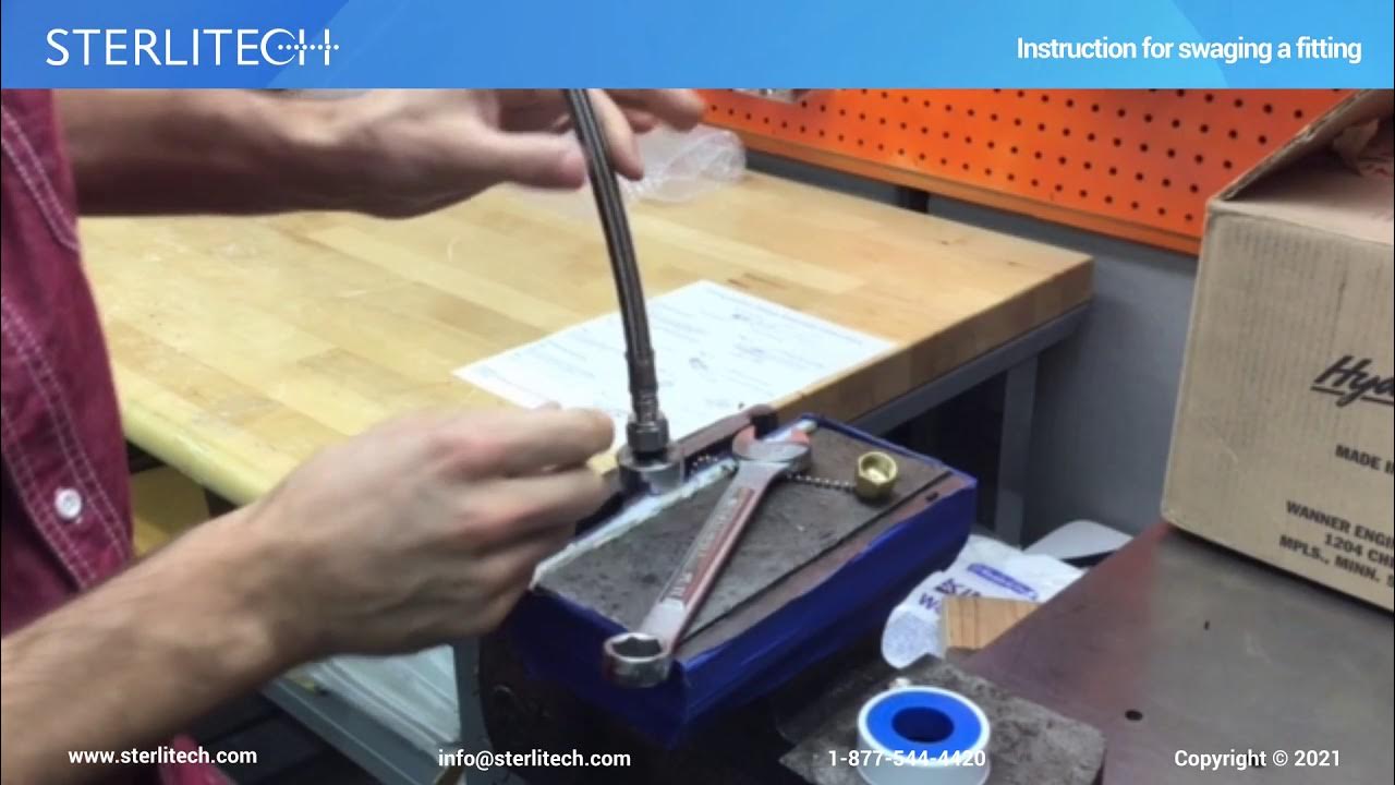 How to Build a Tube Fitting by Swaging YouTube