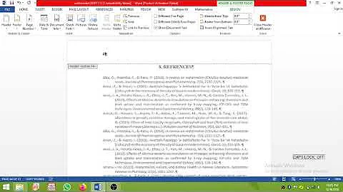 How to add chapter name to header in thesis document?