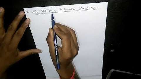 INTEL 8253/54 Programmable Interval Timer - Lecture 1