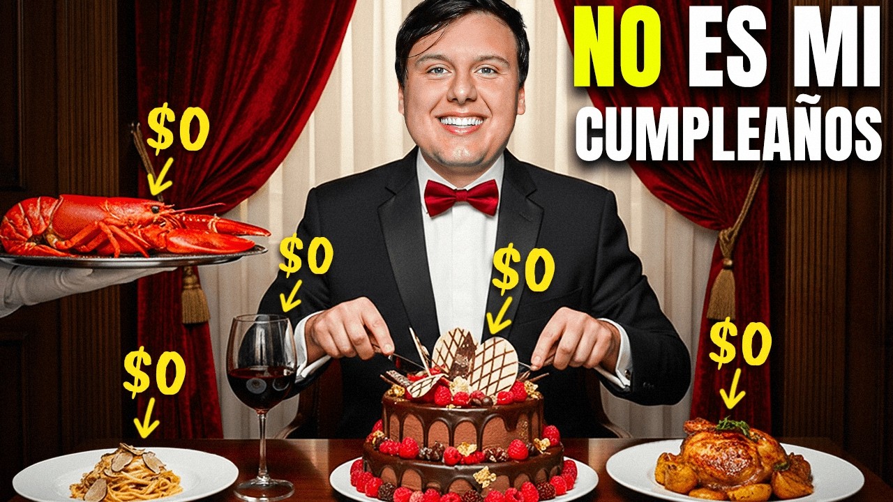 Fingiendo Que Es Mi Cumpleaños En Los Restaurantes Más Caros de la Ciudad
