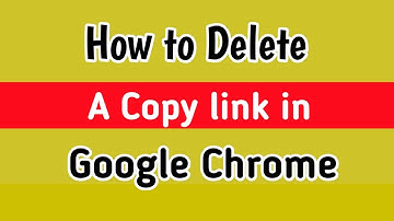 How To Delete a Copy Link In Google Chrome | How to Delete Copied Link On Chrome in Mobile