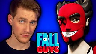 TEACHING CARTOONZ TO BE A MINI GAME CHAMPION! | Fall Guys (ft. Ohmwrecker, Cartoonz, & Gorilla)