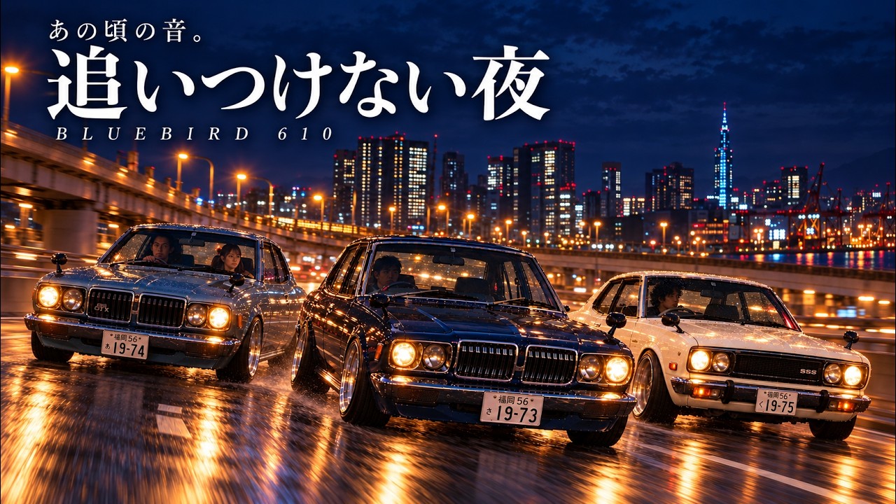 The Night I Can't Catch Up With | 1980s CITY POP × BLUEBIRD 610