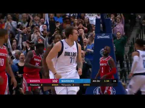 Luka Doncic CLUTCH 11 points in 2 minutes to kill the Rockets 9/12/2018