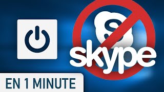 Désactiver Skype Au Démarrage
