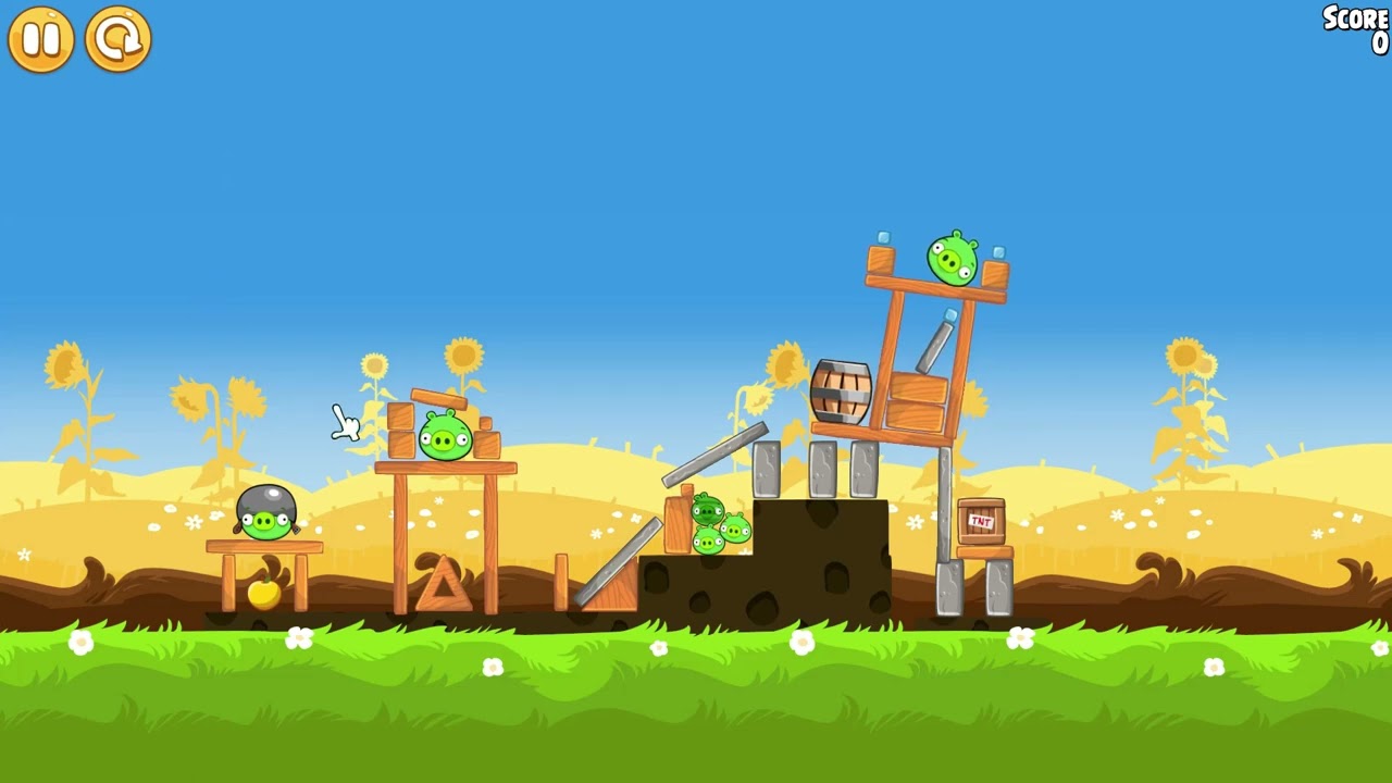 Angry Birds Power Trouble: SuperPower Scramble All Levels Walkthrough.