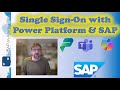 Power Platform + SAP OData - Single Sign-On - Happy path